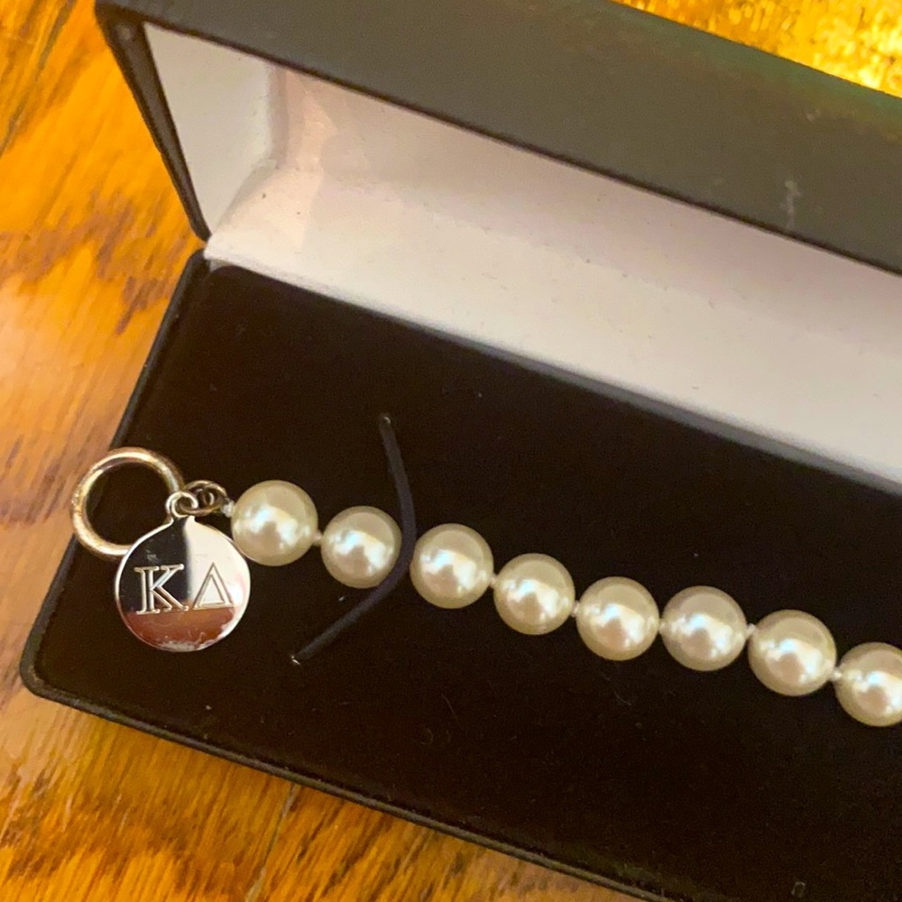 Kappa Delta KD Pearl Bracelet